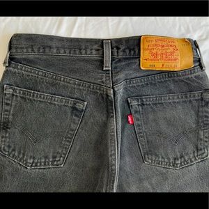 Levi 501 straight fit Black